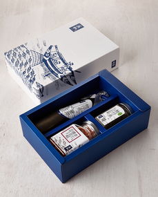 溪和食品品牌组合礼盒 包装装潢与印刷的艺术融合